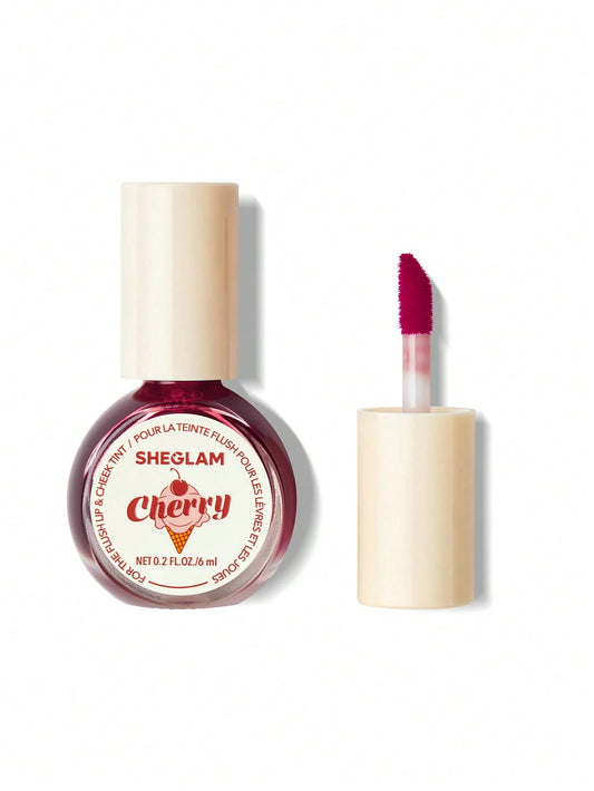 For The Flush Lip & Cheek Tint-Cherry Picked