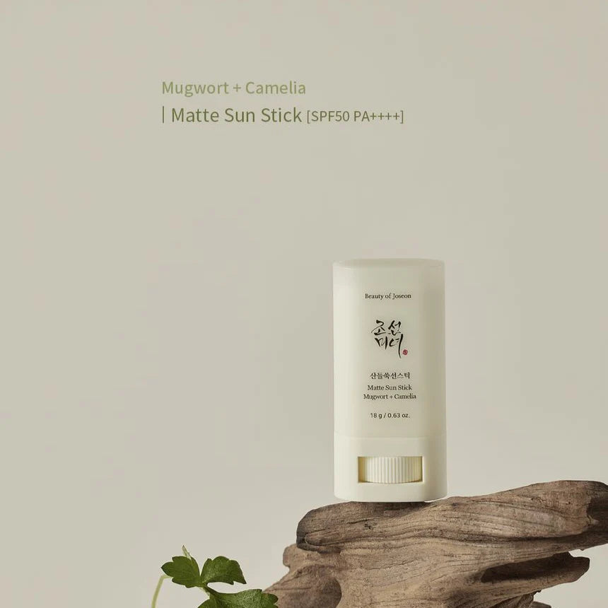 BEAUTY OF JOSEON - Matte Sun Stick : Mugwort + Camellia SPF50 PA++++ - 18g